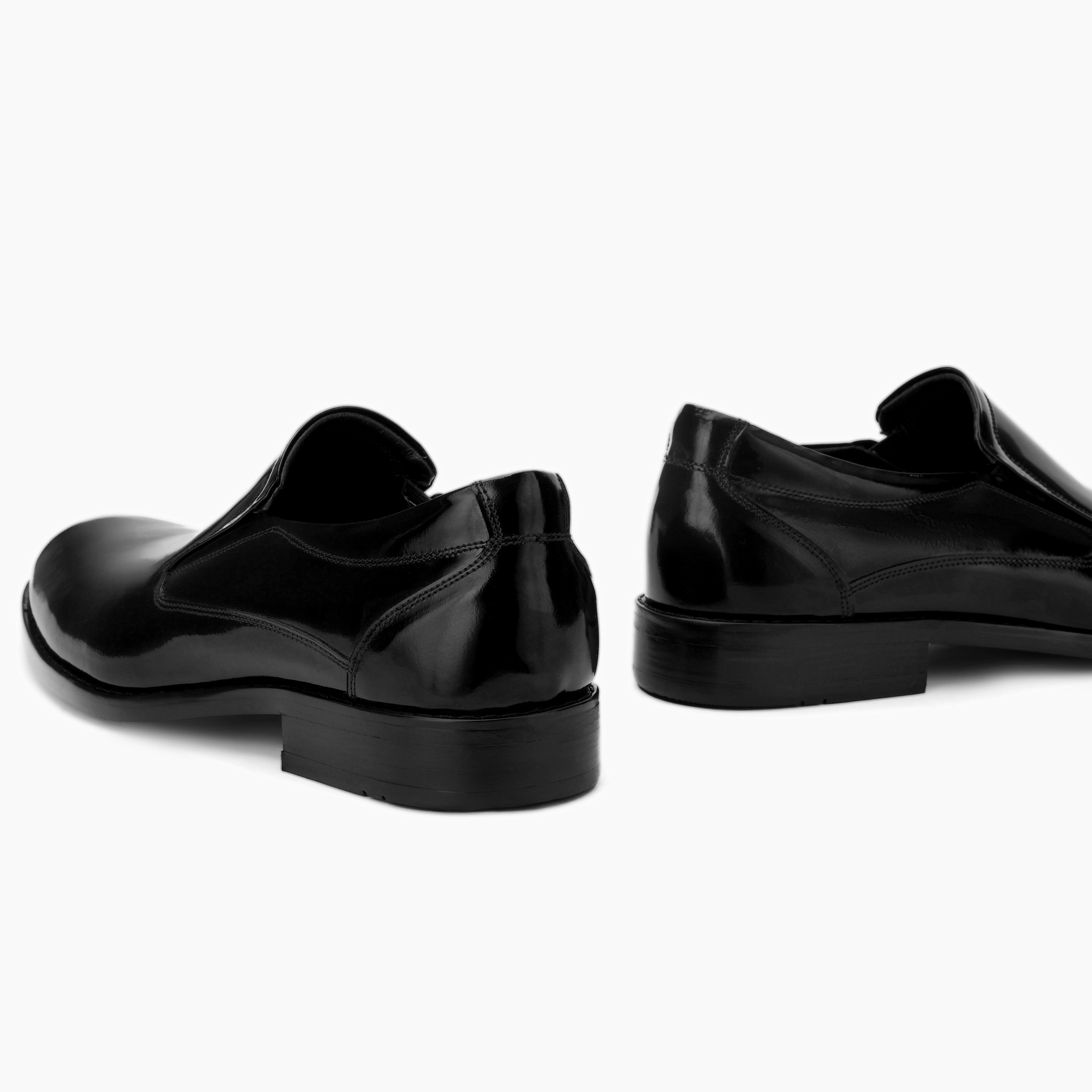 Brio Classic Urban Gloss Loafer - Black Lace Up Mtb Shoes