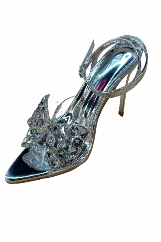 Heeled Sandals Sparkly Sandals Flat