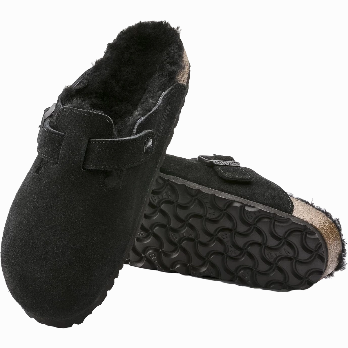 Dog Walker Clogs Women's Boston Clog Shearling