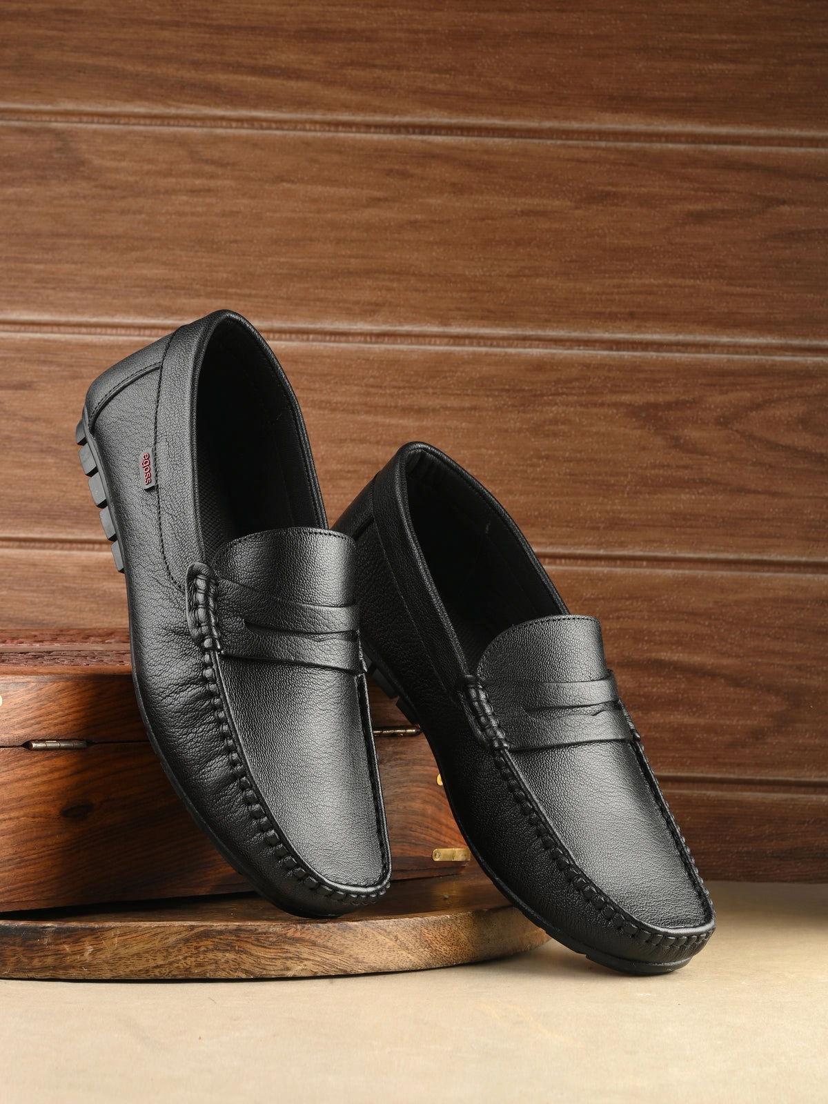 Penny Leather Loafers Woodchuck Sato Tabi Loafers