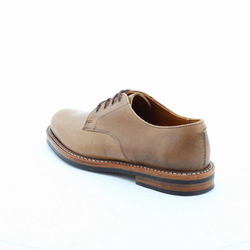 Ribbon Lace Up Shoes Camden Derby - Natural