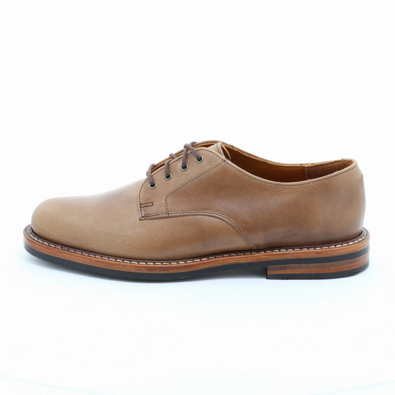 Camden Derby - Natural Lace Up Moccasin Shoes