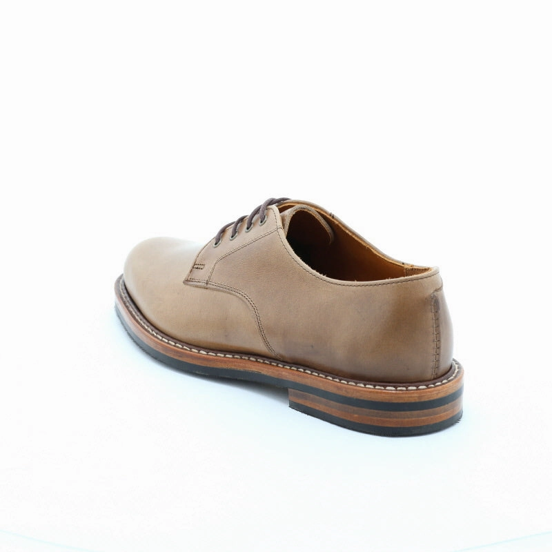 Fancy Lace Up Shoes Camden Derby - Natural