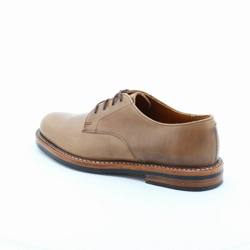 Camden Derby - Natural Lace-up Leather Dress Shoes