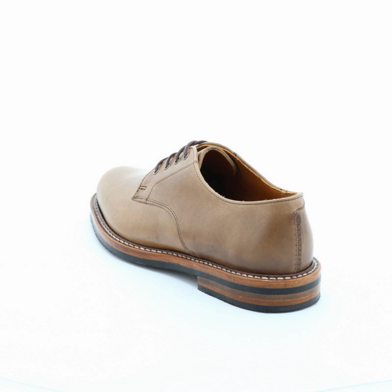 Camden Derby - Natural Leather Lace Up Casual Shoes