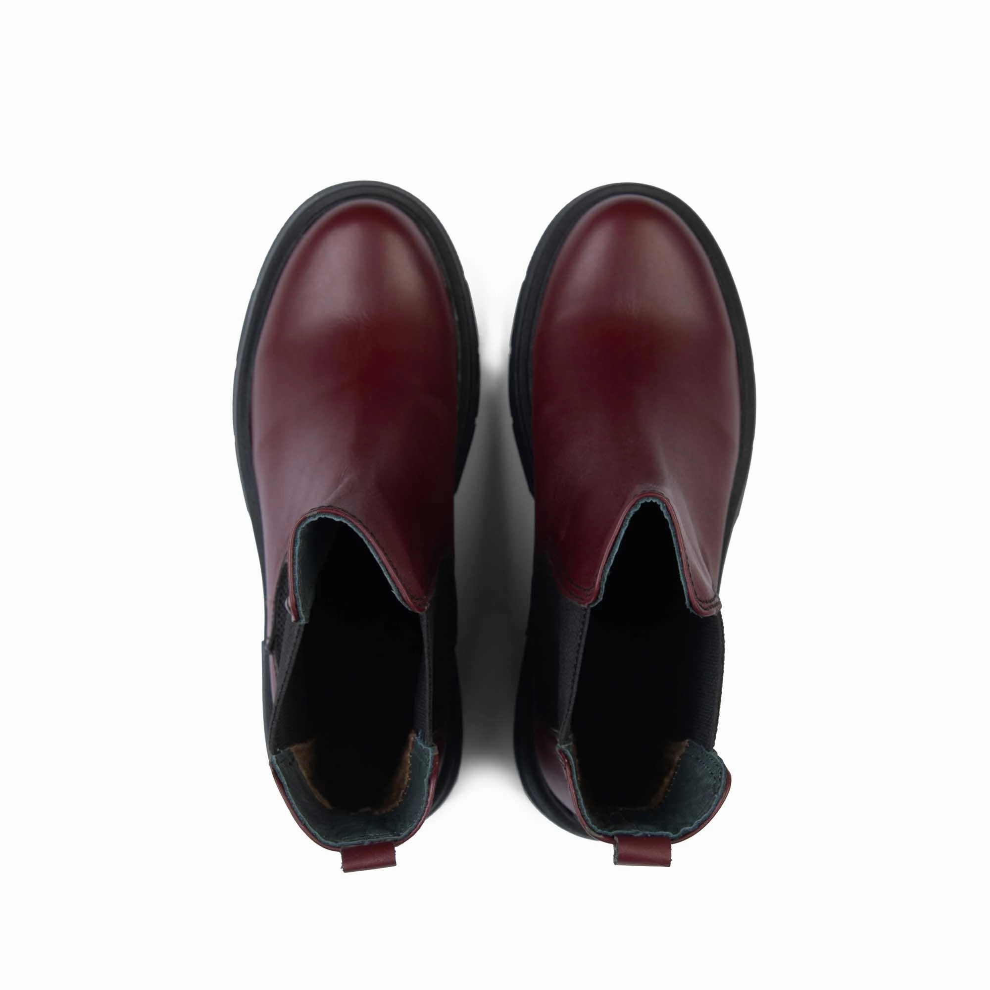 Best Chelsea Boots Winter Brio Urban Rover Natural Leather Boot-Burgundy