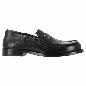 Maison Margiela 4-Stitch Loafers in Black Leather Everleigh Loafers