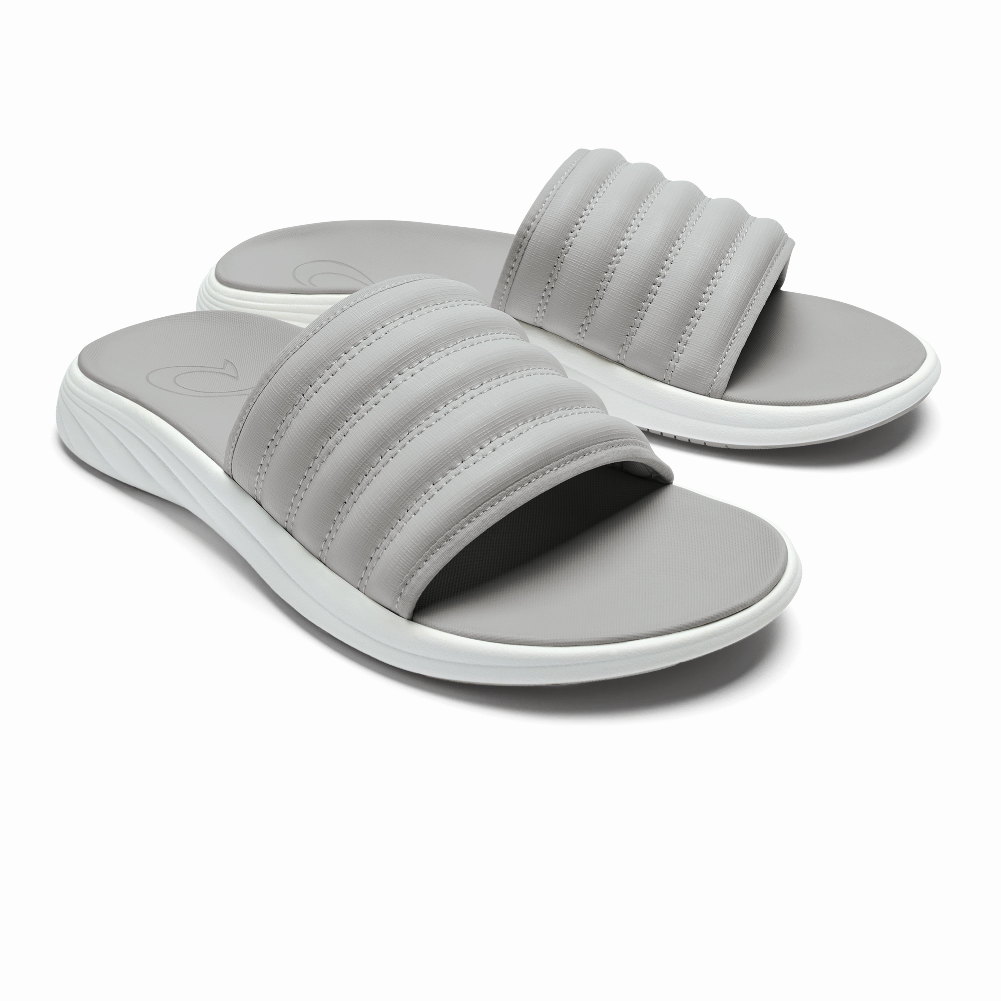 Traditional Chinese Slippers Komo Slide - Mist Grey