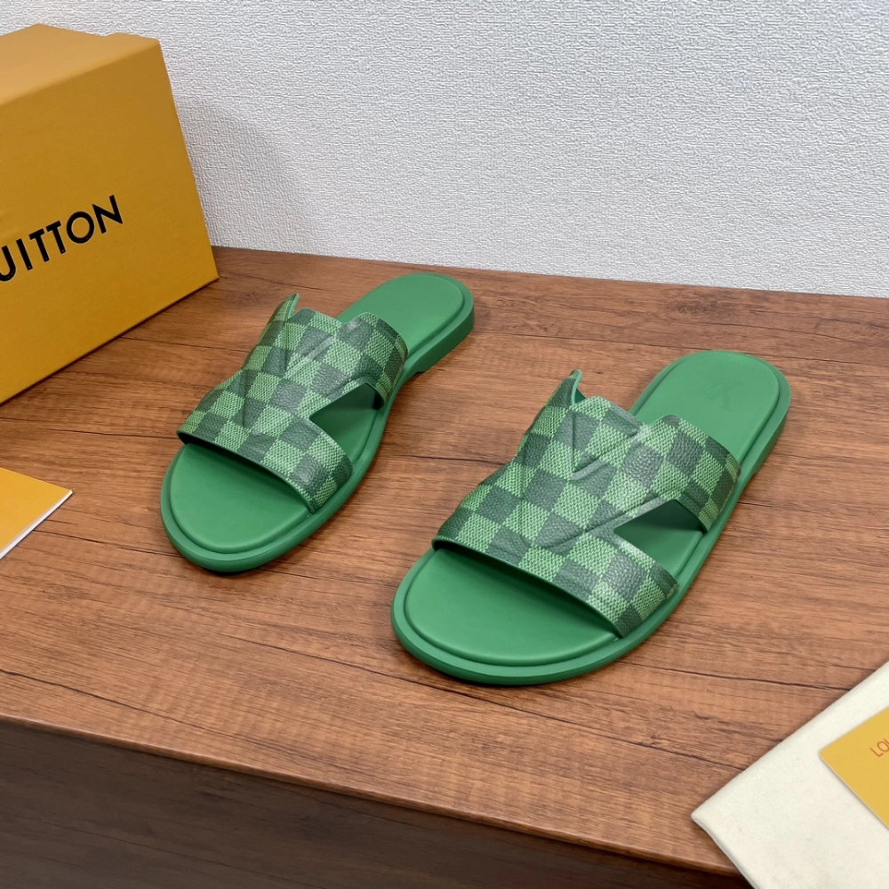 Oasis Mule Green Designer Slides & Sandals for Men Slip On Slippers With Rubber Soles