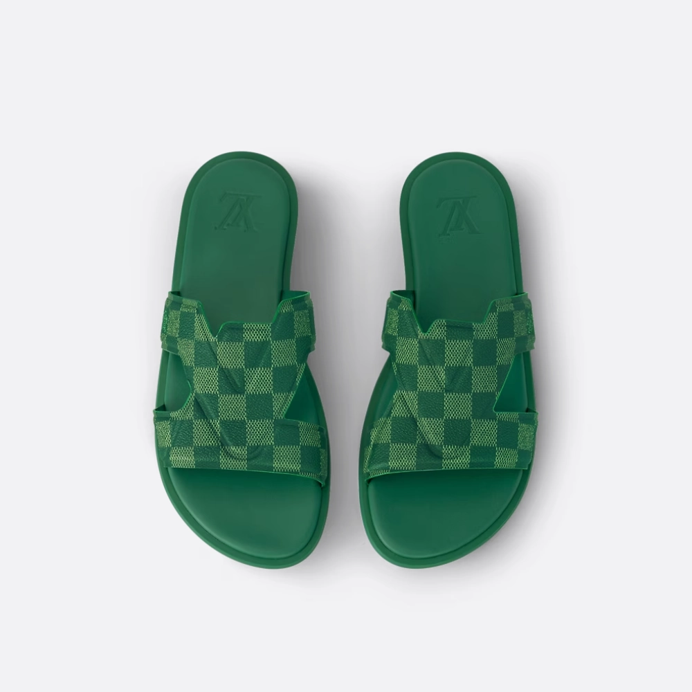 Oasis Mule Green Designer Slides & Sandals for Men Sliders Slides