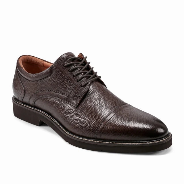 Men's Findlay Dress Lace-Up Almond Toe Oxfords Lazaro Plain Toe Oxfords