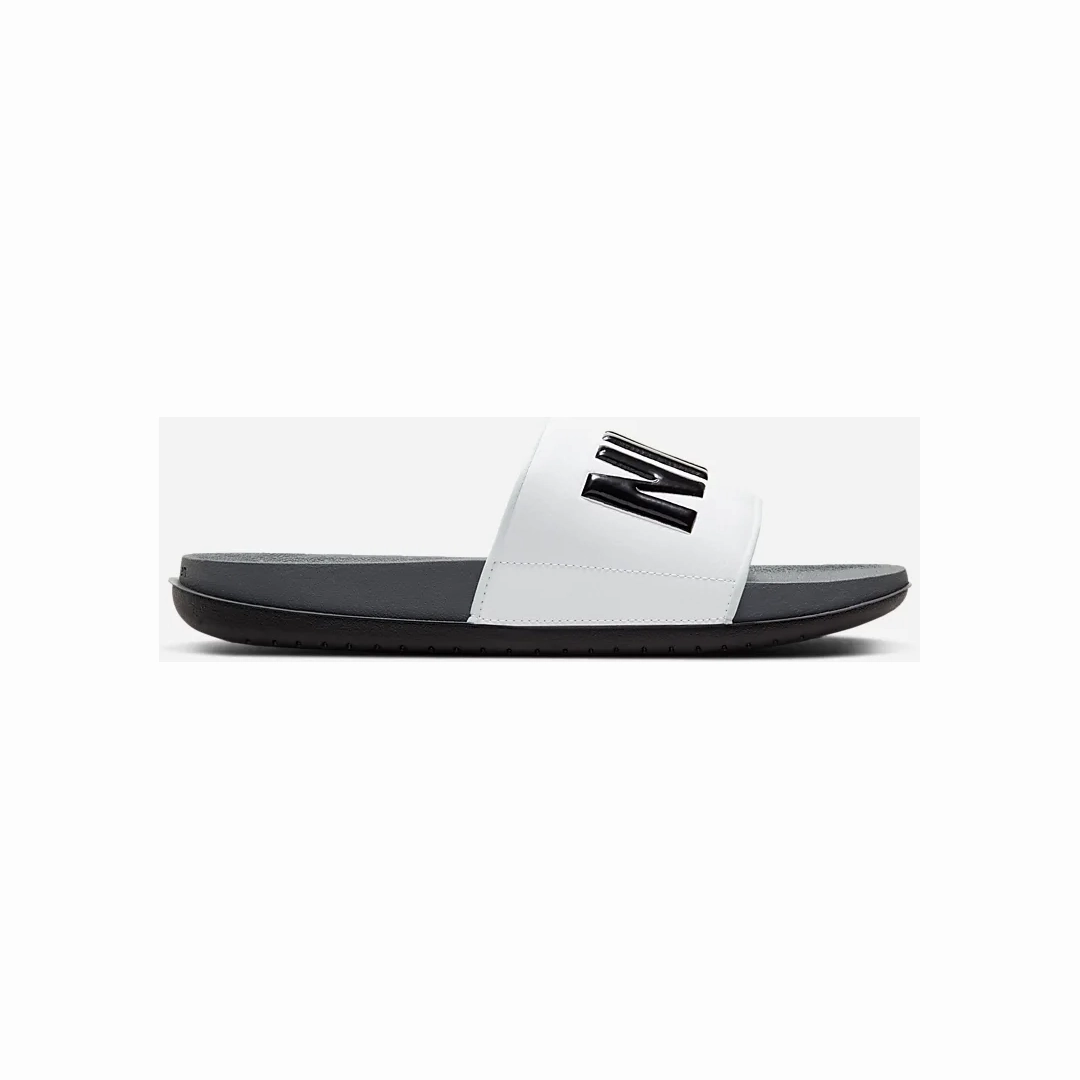 Fuzzy Slide Slippers Nike Men's Offcourt Slides - Dark Grey / White / Black
