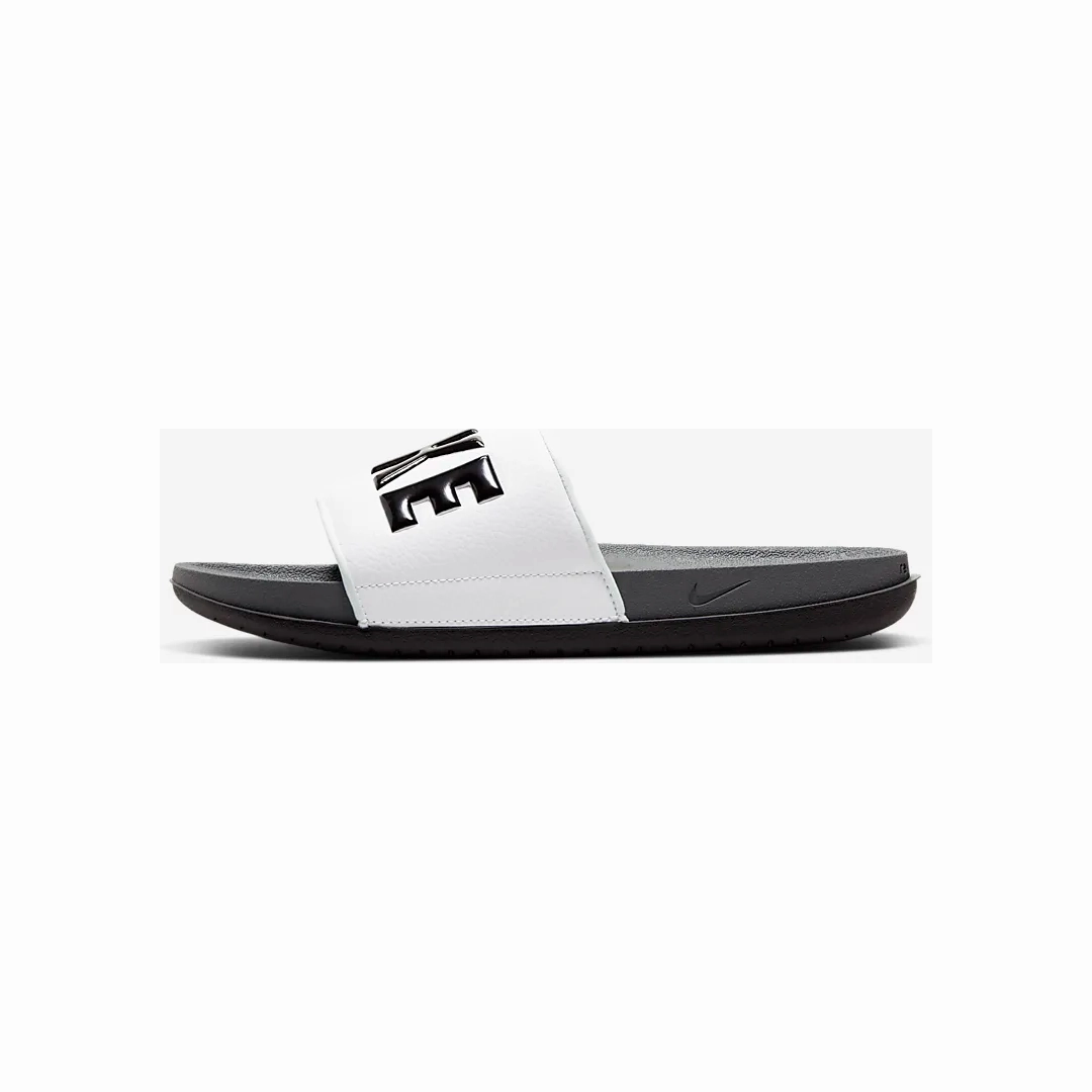 Wool Slippers Nike Men's Offcourt Slides - Dark Grey / White / Black