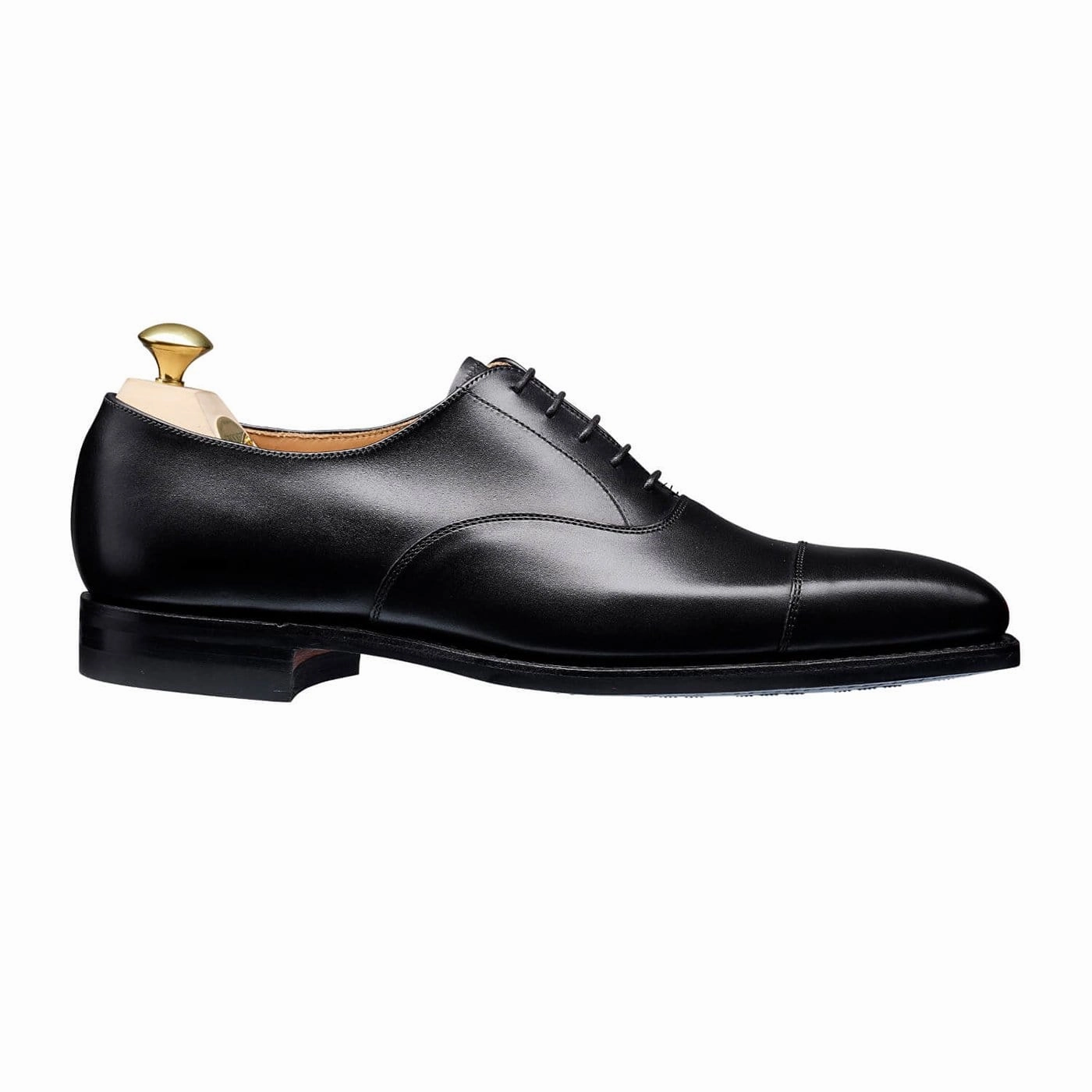 Oxfords Not Brogues Scene Hallam Black Calf (City Sole)