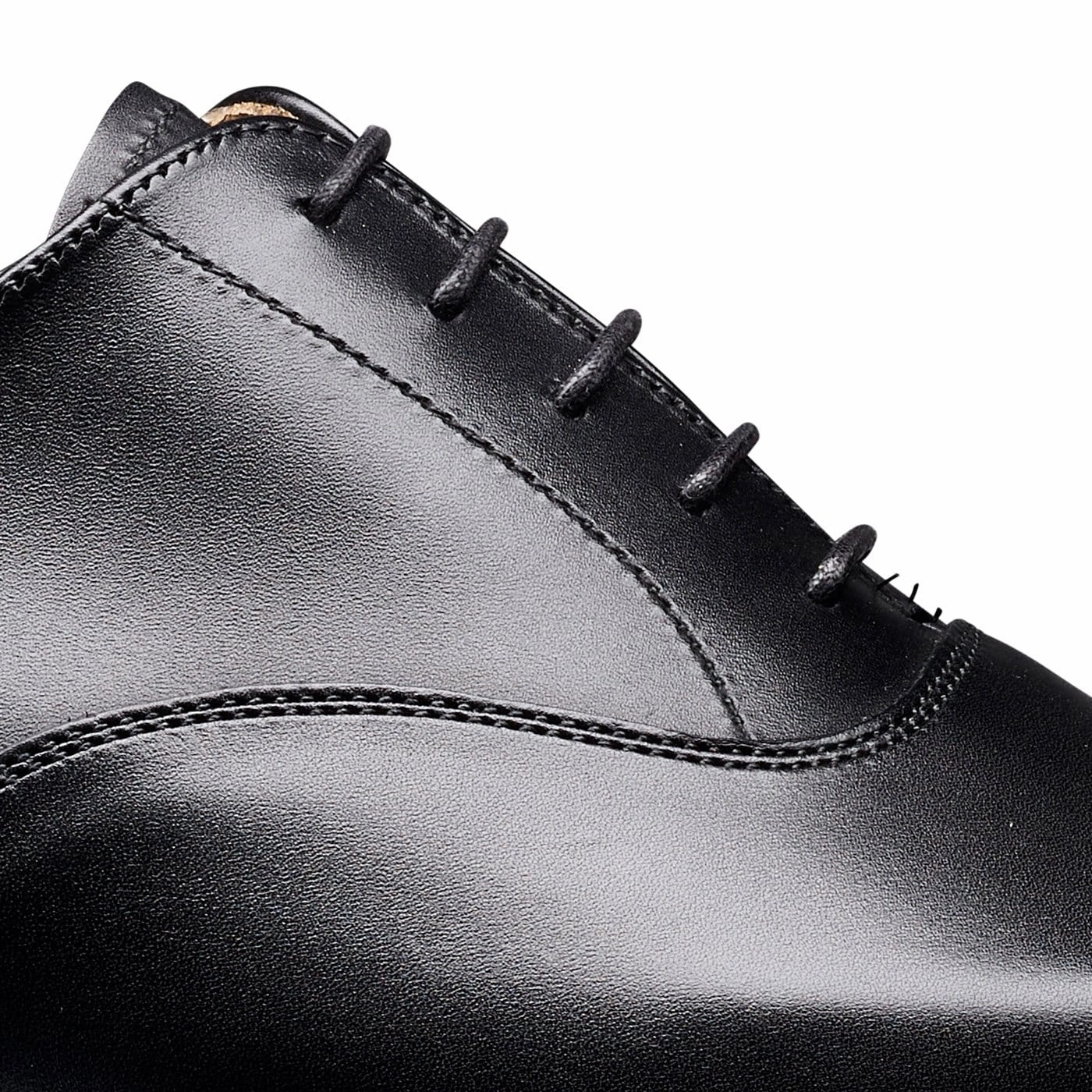 High Gloss Oxfords Hallam Black Calf (City Sole)
