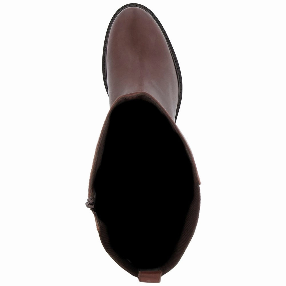 Dune Tildings Strap Detail High Leg Boot