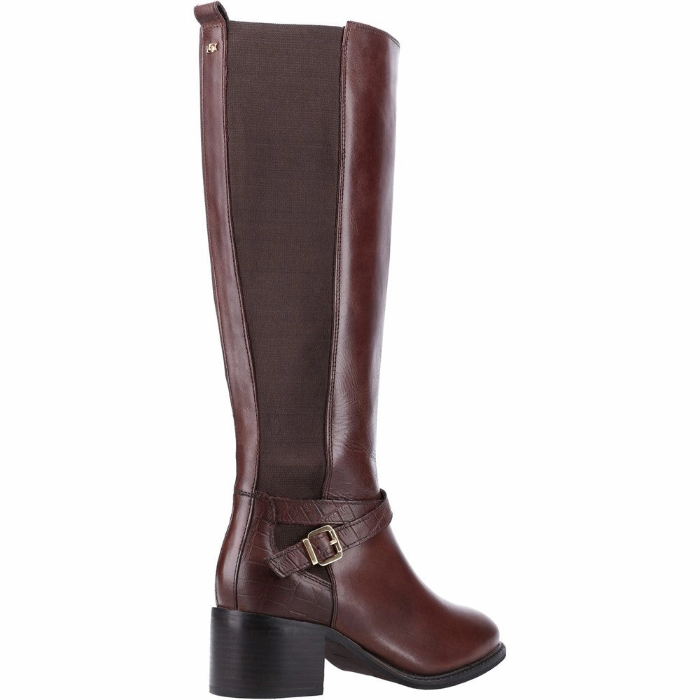 Dune Tildings Strap Detail High Leg Boot Knee High Women Boots