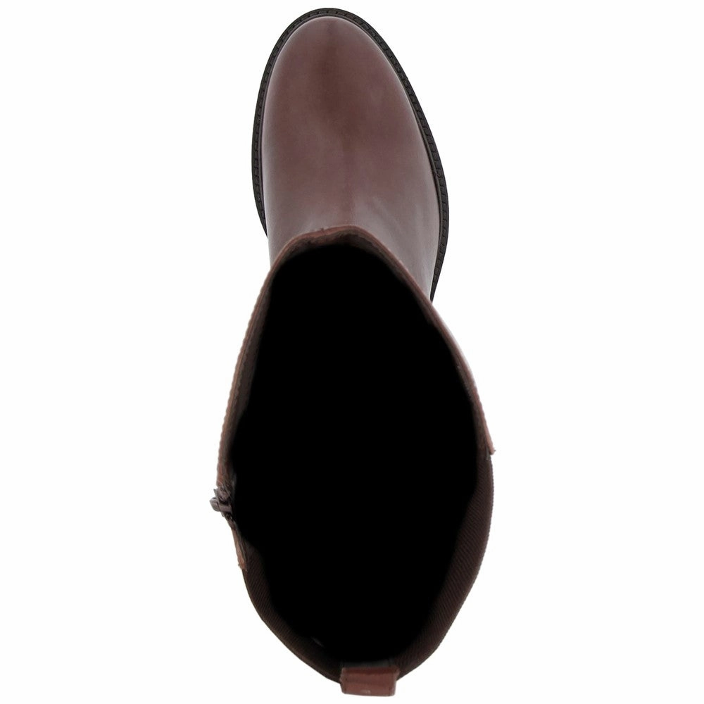 Dune Tildings Strap Detail High Leg Boot