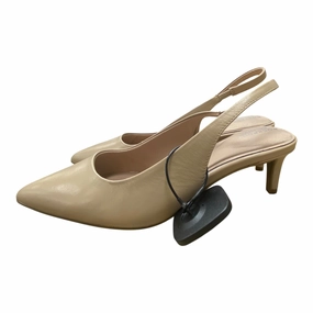 Shoes Heels Kitten By Rockport In Tan, Size:7.5 Funky High Heels