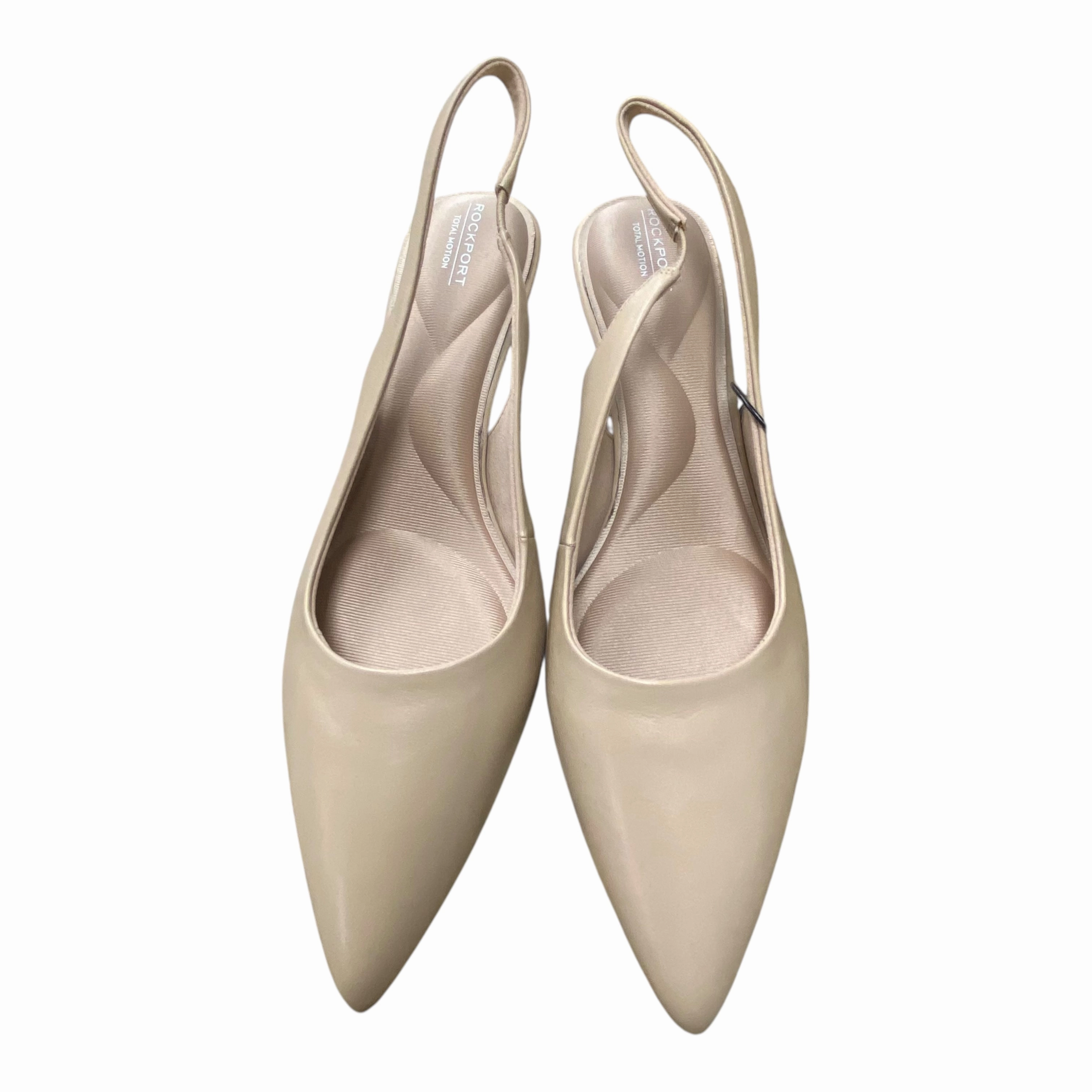 Shoes Heels Kitten By Rockport In Tan, Size:7.5 High Heel Wedge Sneakers