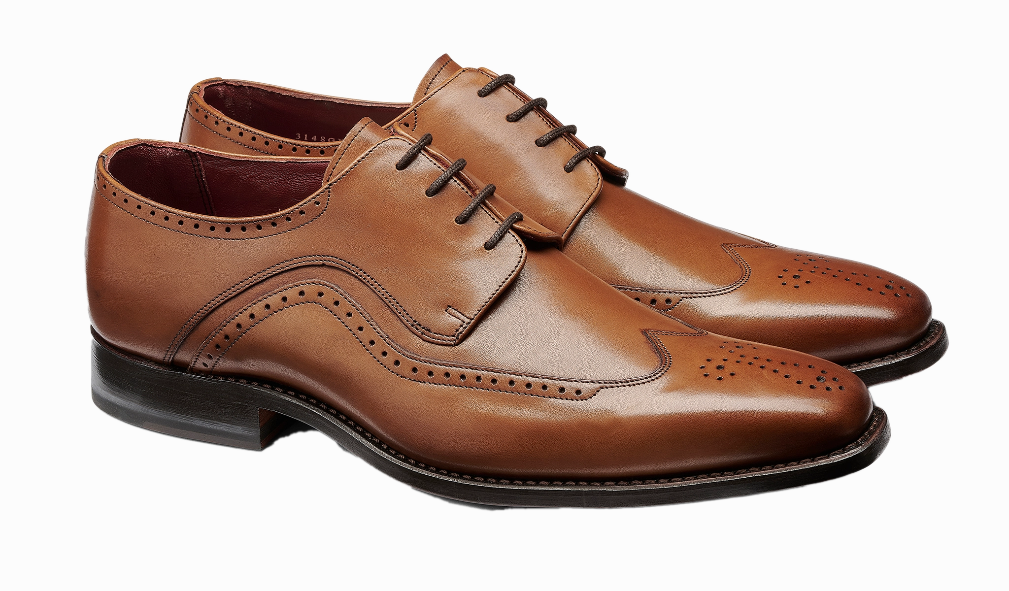 Matt 2 - Walnut Calf Brogue Cowboy Boots