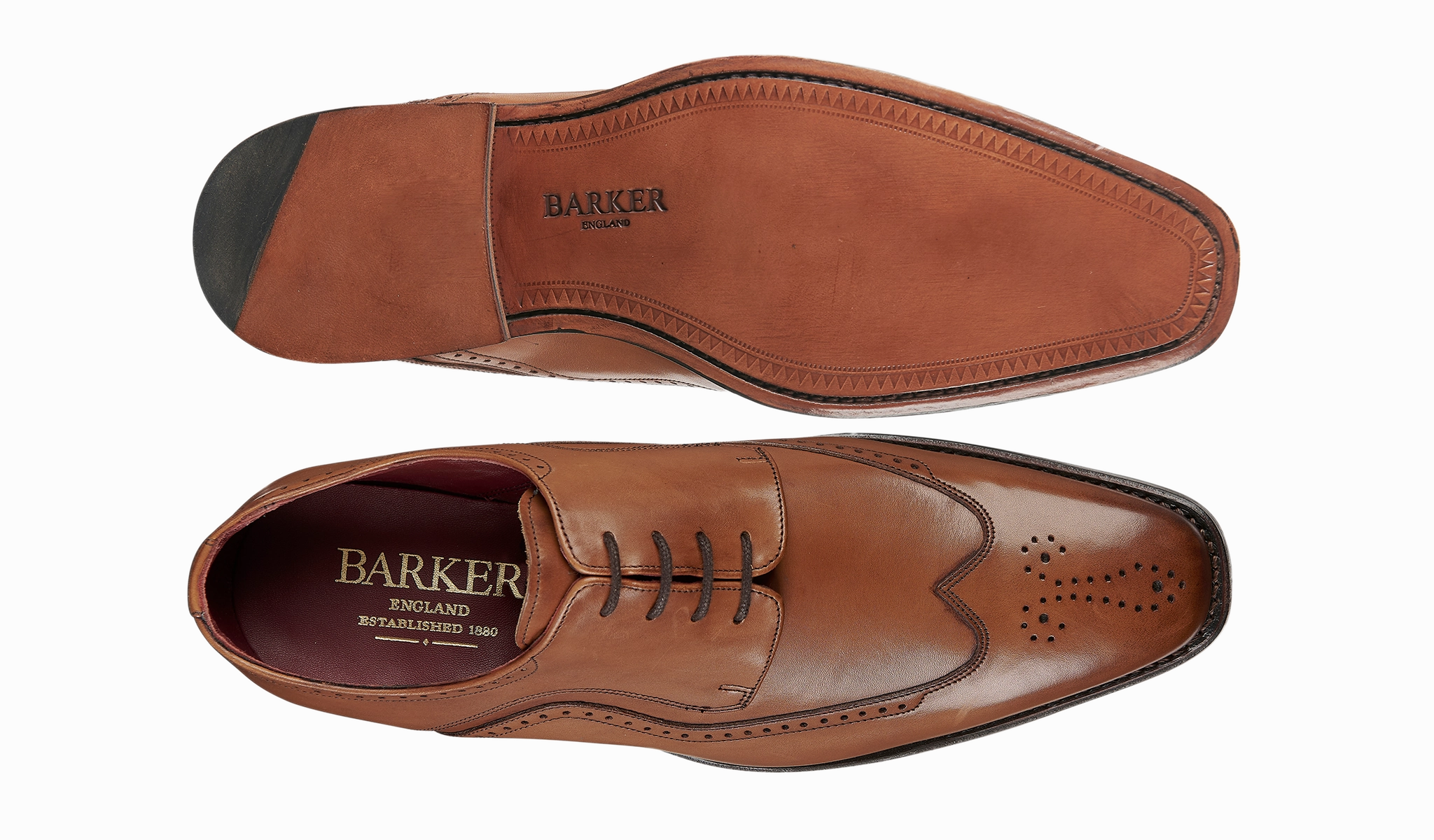 Matt 2 - Walnut Calf Brogues Formal Shoes