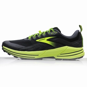 Brooks Cascadia 16 Men's Trail Shoe - Black/Ebony/Nightlife Best Shoes For Overpronation Running
