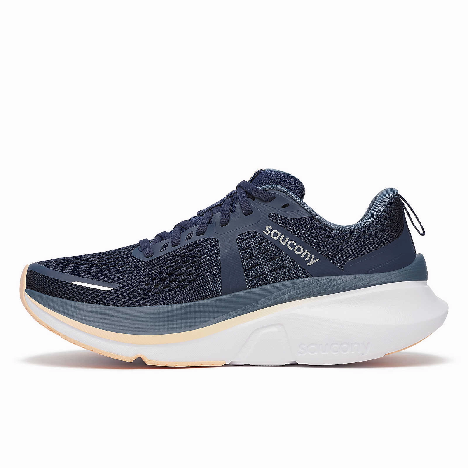 Vertical Jump Training Shoes Saucony Women's Guide 18- Navy/Apricot (S10998-162)