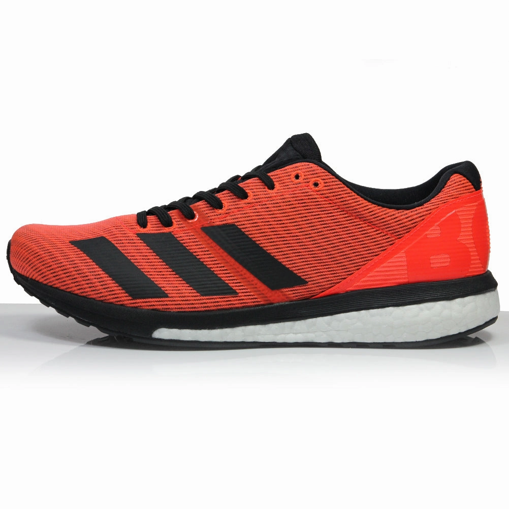 High Pronation Running Shoes adidas Adizero Boston Boost 8 Men's Running Shoe - Solar Red/Core Black