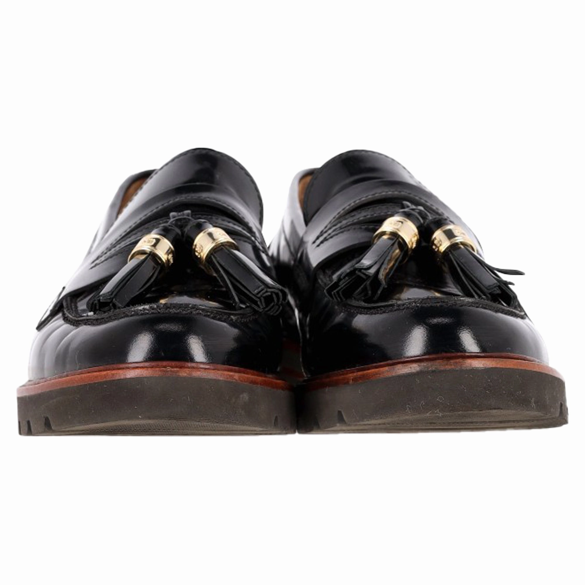 Loafers To Wear With Suit Stuart Weitzman Manila Loafers in Black Patent Leather