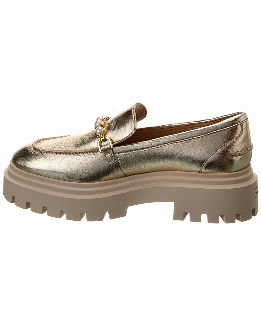 Stuart Weitzman Perla Ulra Lug Leather Loafer Loafers With Dress
