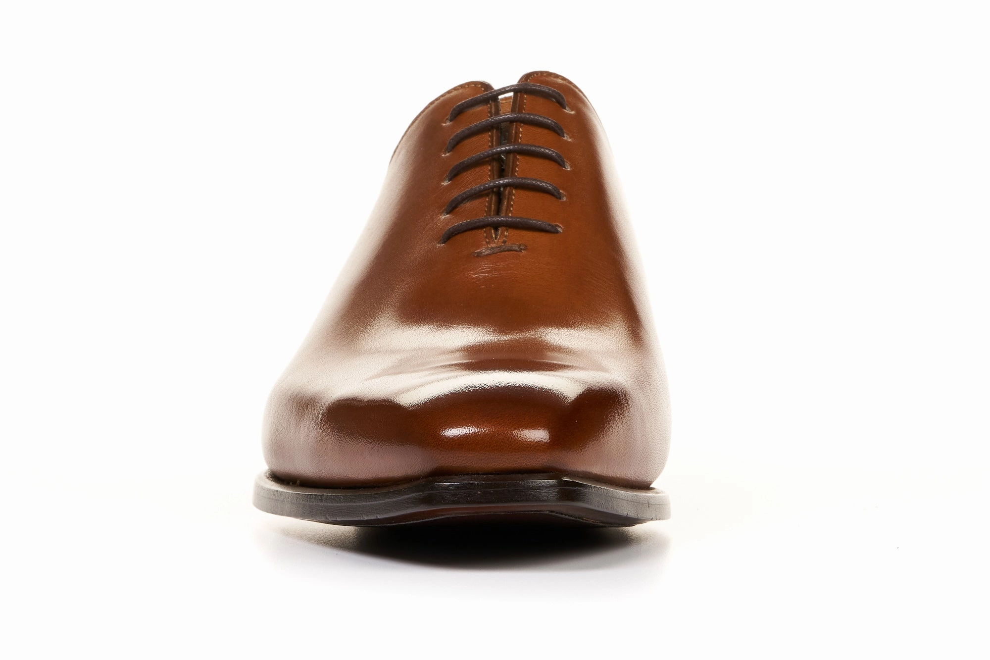 The Ramses Wholecut Oxford - Cognac Brown Sole Oxfords