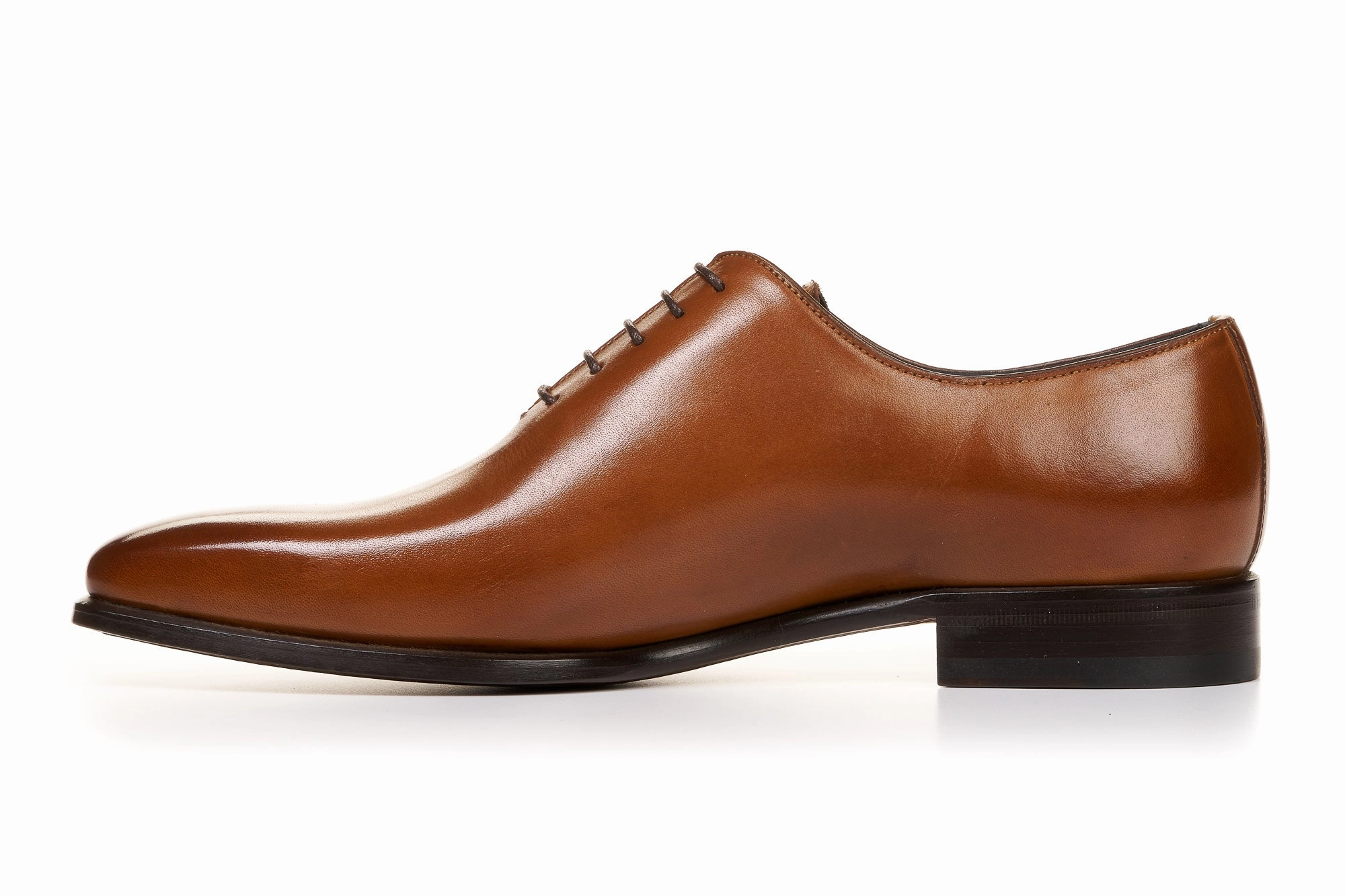 Oxfords Flats The Ramses Wholecut Oxford - Cognac Brown