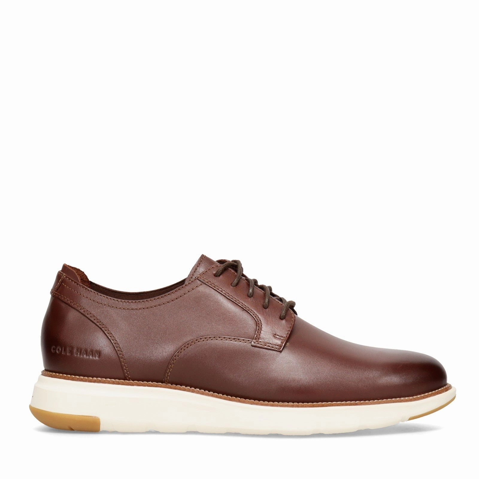 Leopard Oxfords Cole Haan Men's Leather Grand Atlantic Oxford - Chestnut/Ivory
