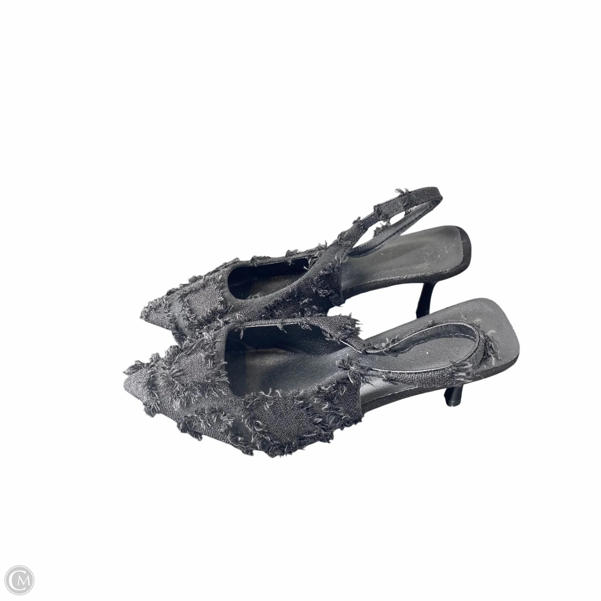 Shoes Heels Kitten By Cmc In Black, Size: 7.5 High Shoes With Heels