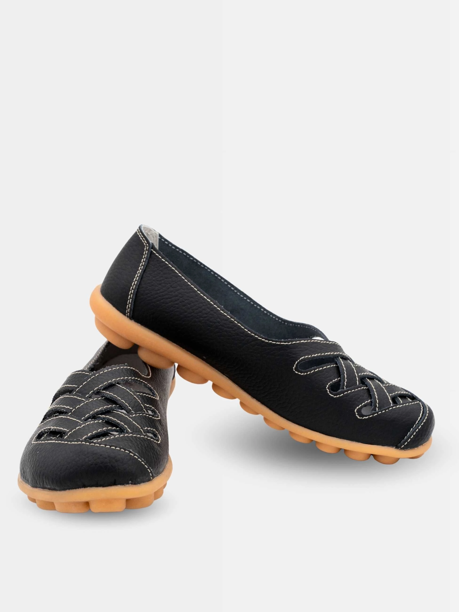 Snake Print Loafers Zuri Criss Cross Leather Loafers