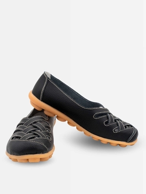 Pinch Weekender Penny Loafers Zuri Criss Cross Leather Loafers