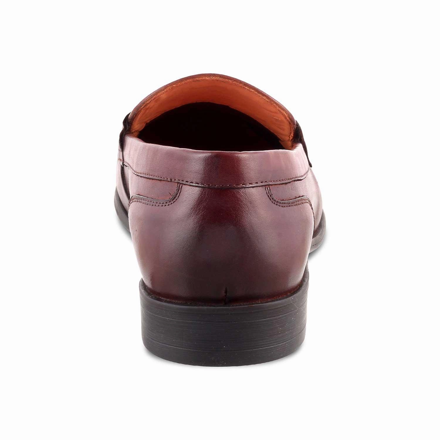 Patent Leather Penny Loafers The Pierre Brown Men's Leather Horse-Bit Loafers Tresmode