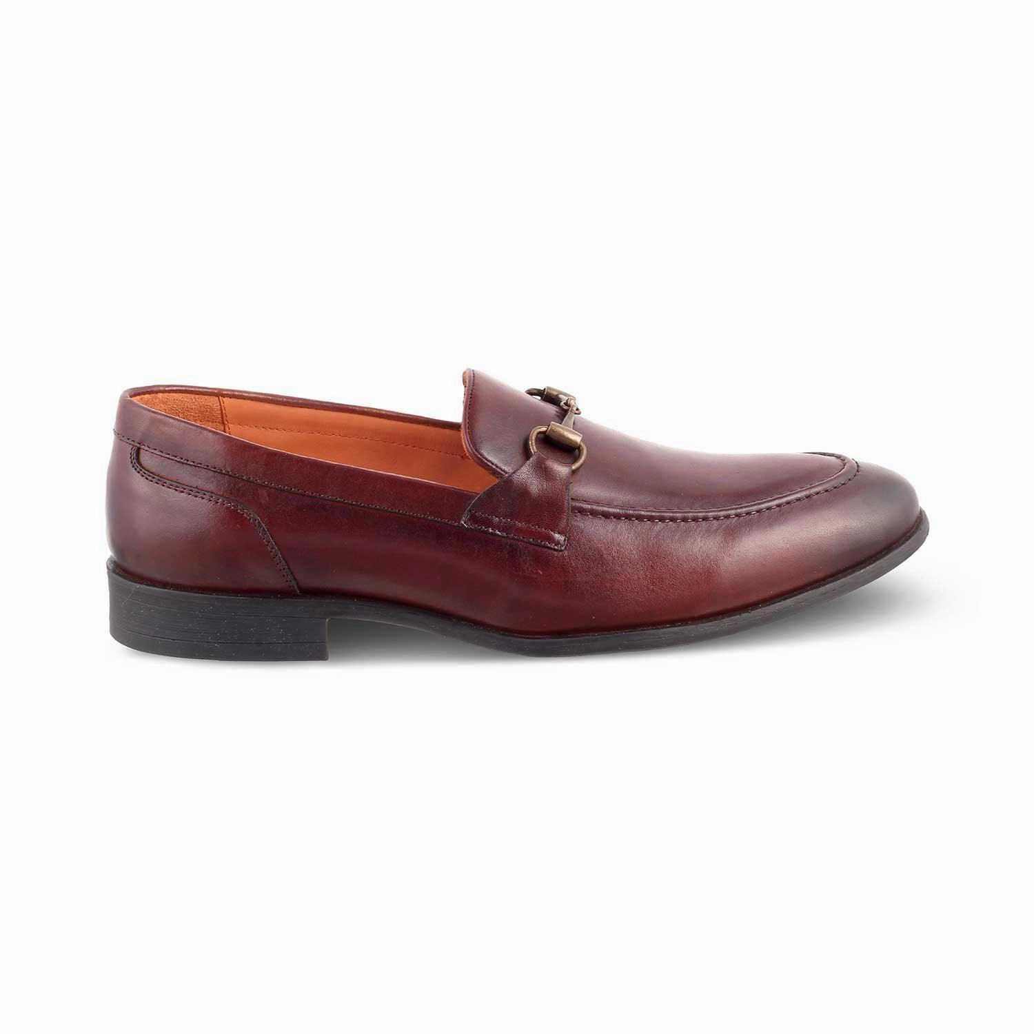 The Pierre Brown Men's Leather Horse-Bit Loafers Tresmode Types Of Penny Loafers