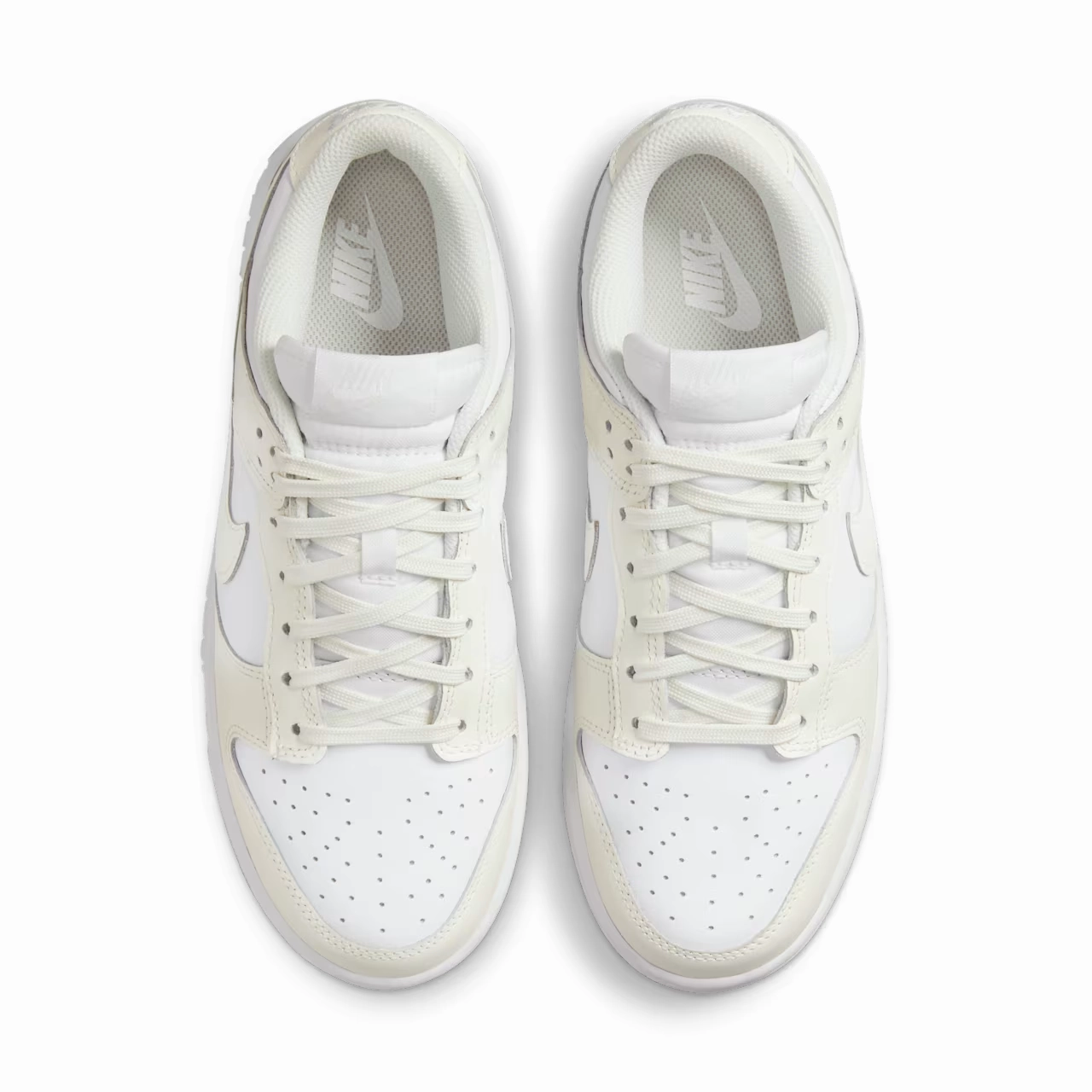 Nike Dunk Low DD1503-121 Sneakers Womens White Leather Lifestyle Shoes FD1284 Nike Lunarlon Shoes