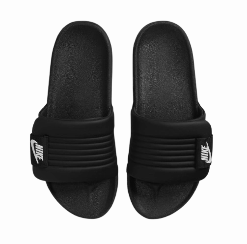 Nike Women's Offcourt Adjust Slides - Black / White Marshmallow Slippers