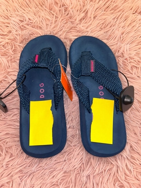 Sandals Flip Flops By Rocket Dogs In Navy, Size: 6 Wearing Flip Flops In The City
