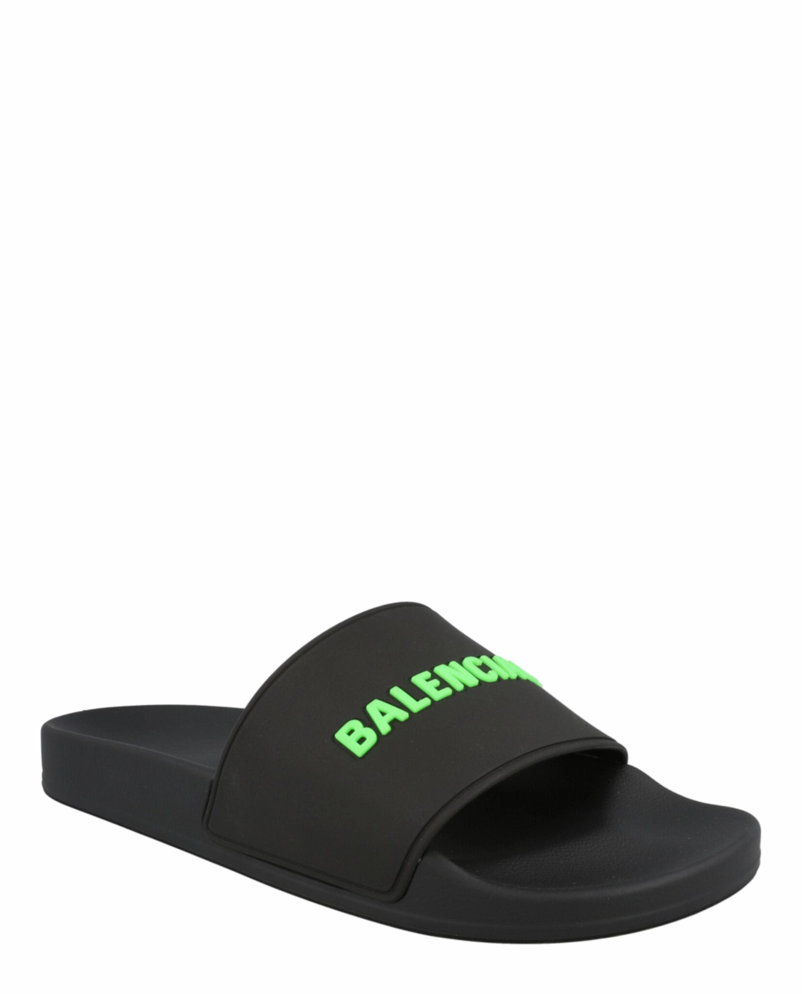 Balenciaga Logo Pool Slides Mens M565547W-1S81-1030 Angel Slippers