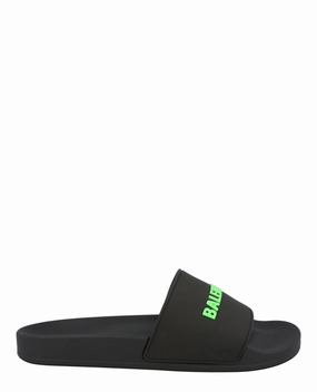 Balenciaga Logo Pool Slides Mens M565547W-1S81-1030 Slides On Sale
