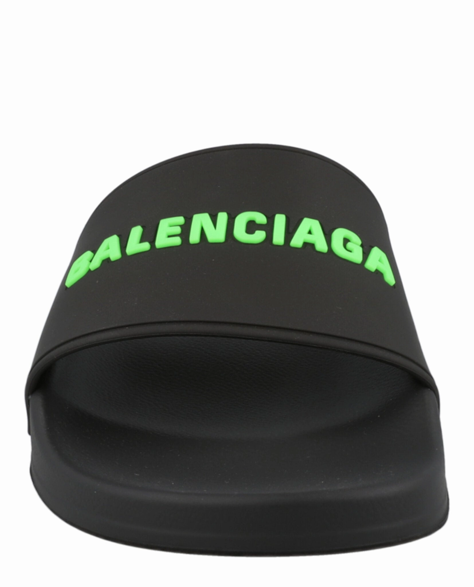 Moccasin Slippers Balenciaga Logo Pool Slides Mens M565547W-1S81-1030