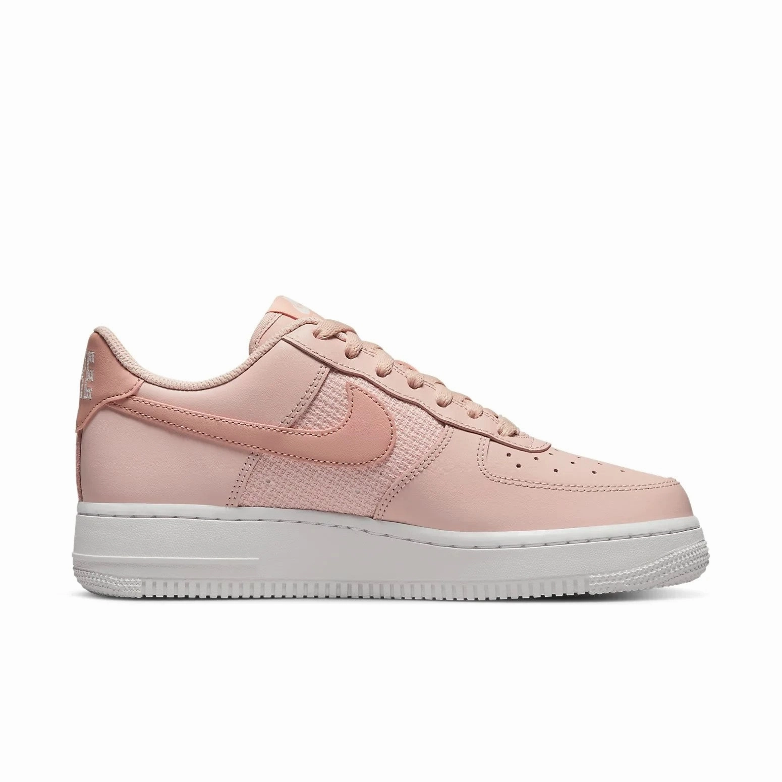 Customize Your Own Nike Shoes Nike Air Force 1 Low DJ9945-600 Sneakers Women's Pink Leather Lifestyle Shoes