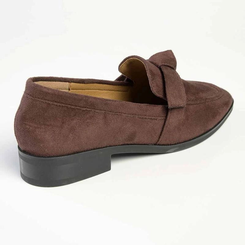 Madison Priya - Knotted Loafer - Chocolate Comfy Brogues