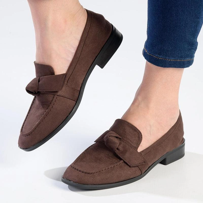 Madison Priya - Knotted Loafer - Chocolate Kelvin Ii Leather Brogue Shoes