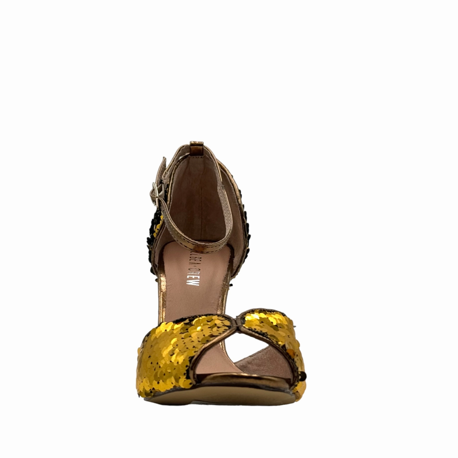 Lola Festive Sequin Heels Knee High Boot Low Heel