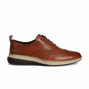 Original Grand Wingtip Oxford Cole Haan Men's OriginalGrand Energyweave - British Tan/Ivory